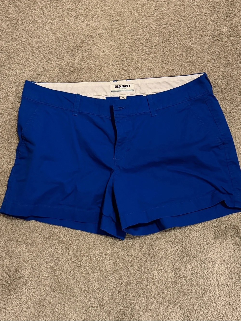Old Navy Women's Bright Blue Casual Shorts